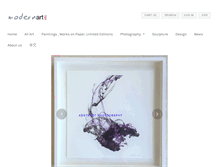Tablet Screenshot of modernartetc.com
